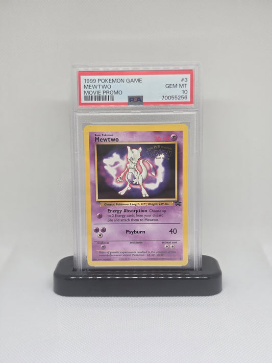 Pokemon Card 1999 Mewtwo Movie Promo Black Star PSA 10
