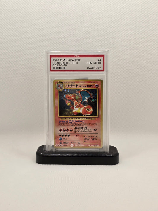 Pokemon Card PSA 10 Charizard CD promo